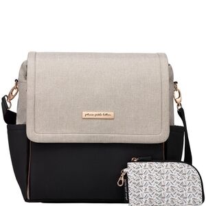 Petunia Pickle Bottom Boxy Backpack Diaper Bag Sand/Black